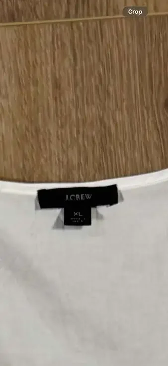 J.Crew White Puff Sleeve Tiered Cotton Poplin Mini Dress XL - Picture 3 of 8